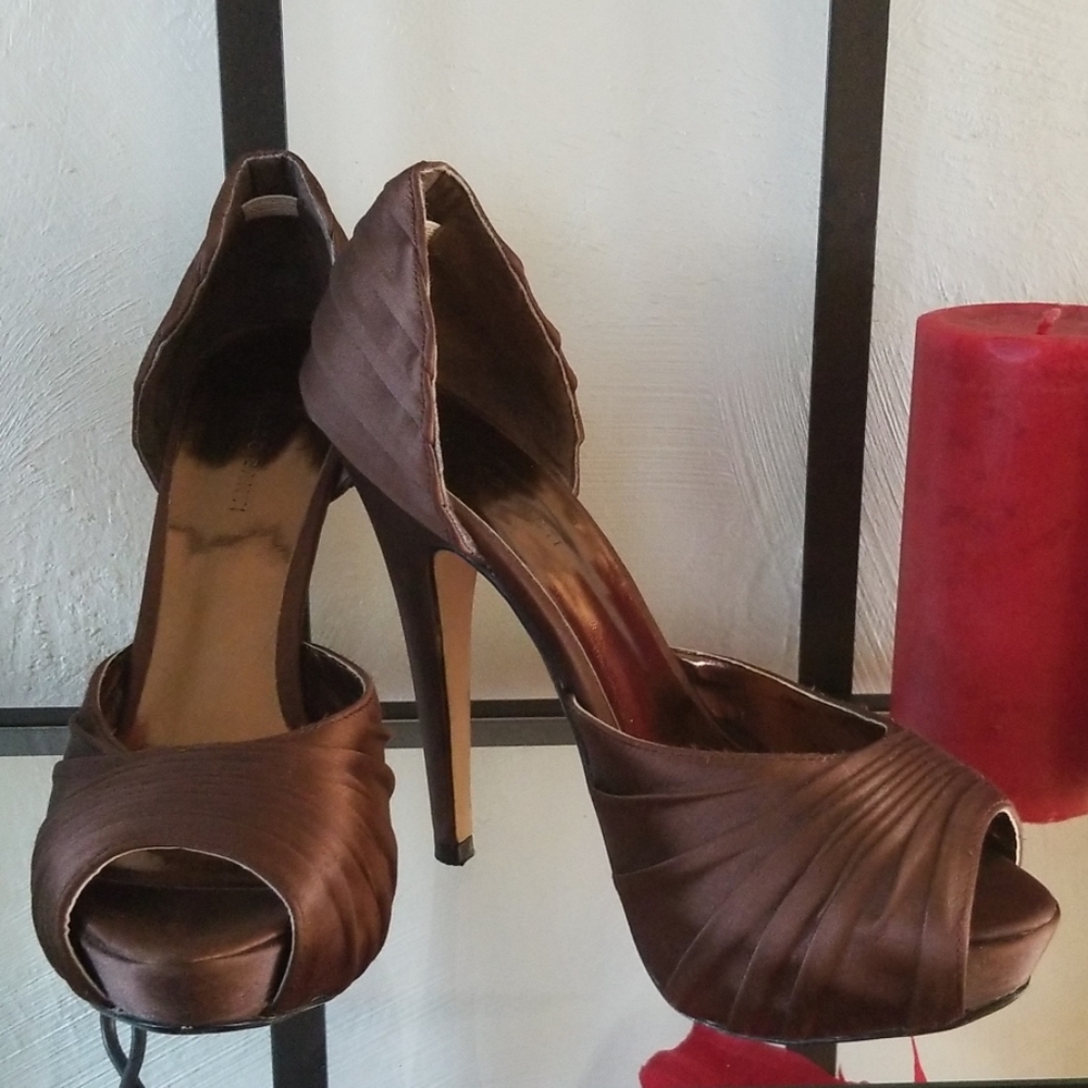 Marco Santi Peep Toe Platform Heels